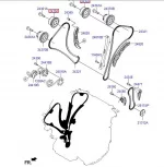 243503C113 دنده CVVT آزرا اصلی هیوندای